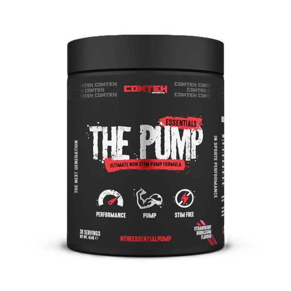 Conteh Sports The Pump košļājamā gumija ar zemeņu garšu – 414 g