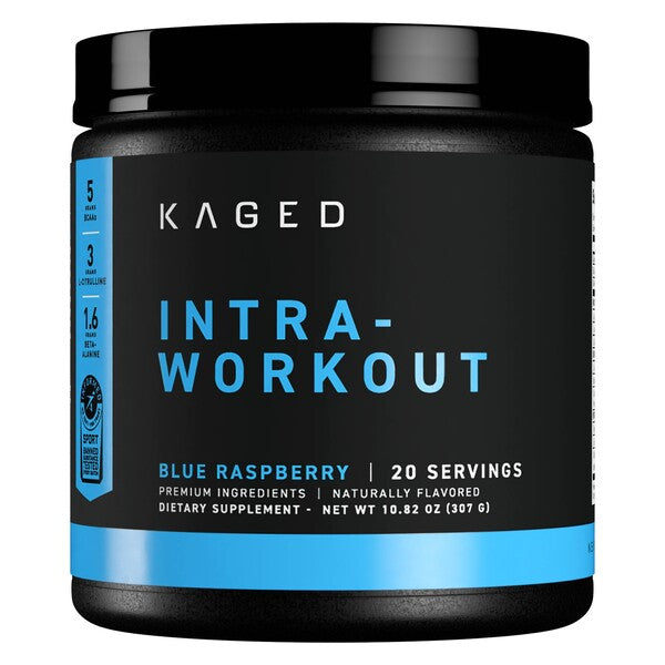 Kaged Muscle Intra - Workout uztura bagātinātājs, melleņu aveņu garša - 307 g