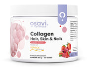 Produkto nuotrauka: Osavi Collagen Peptides (Hair Skin & Nails), Rhubarb & braškė - 150 g