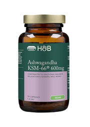 Holland & Barrett Ašvaganda KSM - 66, 600 mg – 30 kapsulas