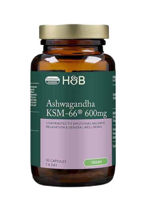 Holland & Barrett Ašvaganda KSM - 66, 600 mg – 30 kapsulas