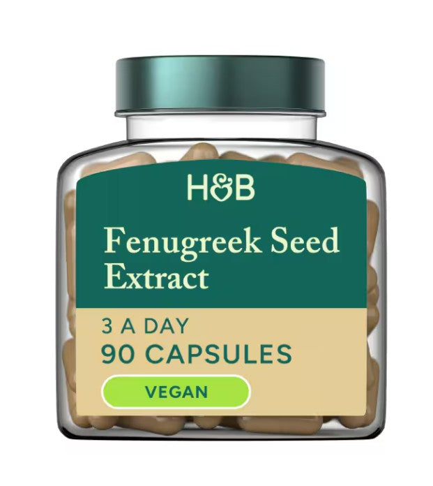 Holland & Barrett grieķu sierāboliņa sēklu ekstrakts – 90 kapsulas