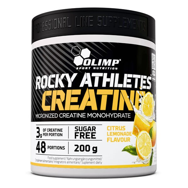 Olimp Nutrition Rocky Athletes kreatīns ar citrusaugļu limonādes garšu, 200 g