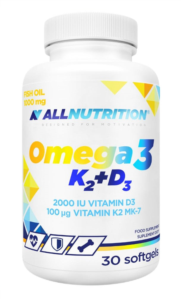 Allnutrition Omega 3, K2+D3 – 30 kapsulas