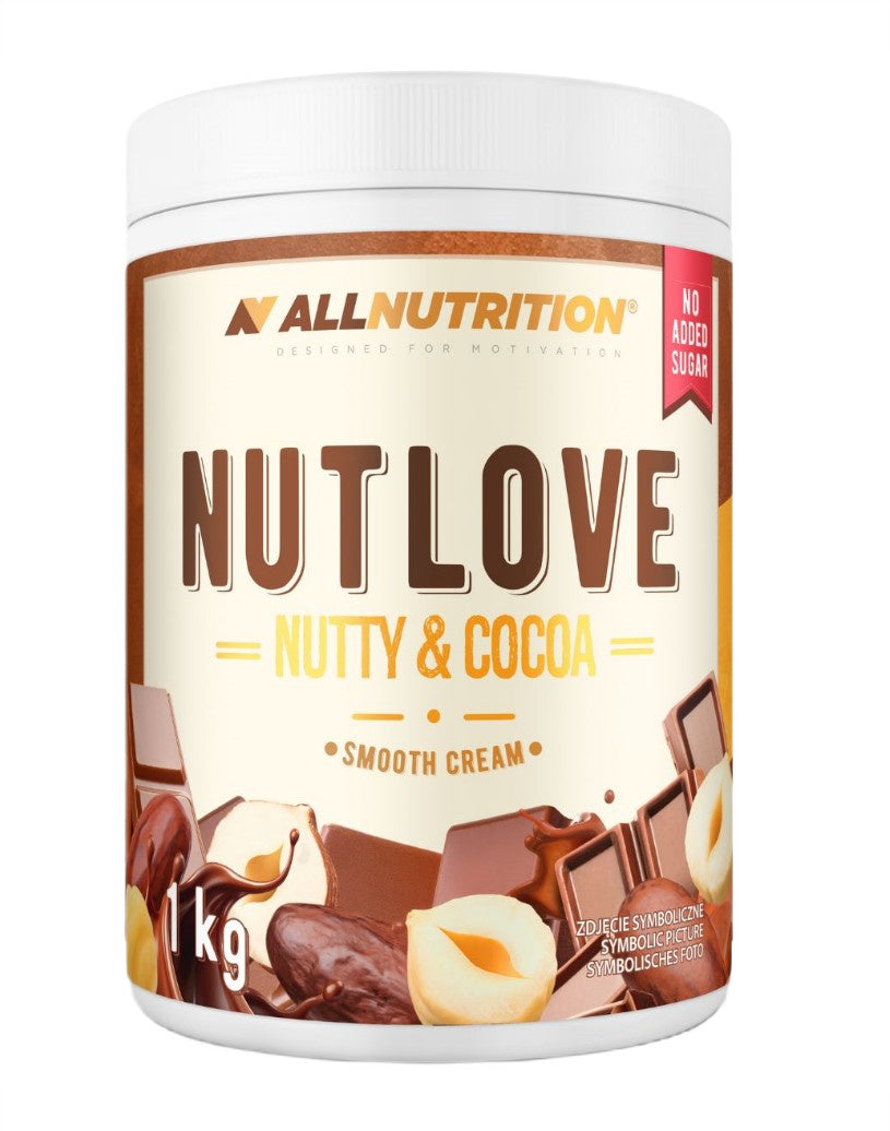 Allnutrition Nutlove riekstu un kakao garšas maigais krēms – 1000 g