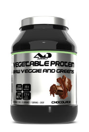 Addict Sport Nutrition dārzeņu proteīna pulveris, zaļie dārzeņi un lapu dārzeņi, šokolāde – 750 g