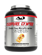 Addict Sport Nutrition Isopure CFM90, zemeņu un banānu garša – 2000 g