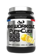 Addict Sport Nutrition pirms-treniņa batoniņi Pump Cuts ar citronu – 360 g
