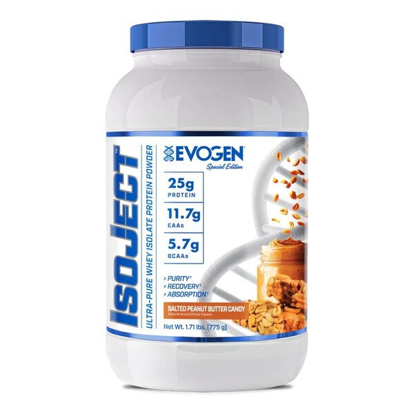Evogen IsoJect, sālītas zemesriekstu sviesta konfektes – 775 g