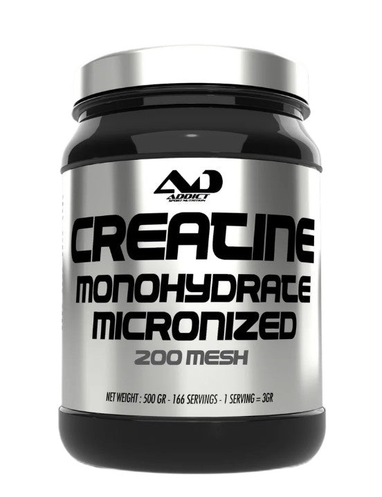 Addict Sport Nutrition mikronizēts kreatīna monohidrāts, 200 acu siets – 500 g