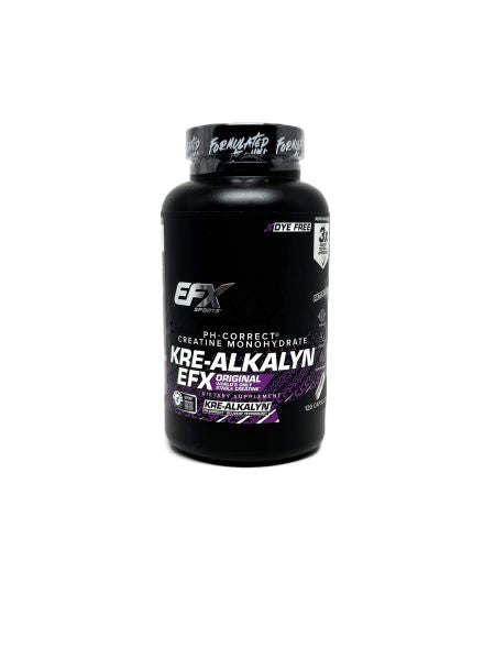 EFX Sports Kre-Alkalyn EFX (caurspīdīgas kapsulas) – 120 kapsulas