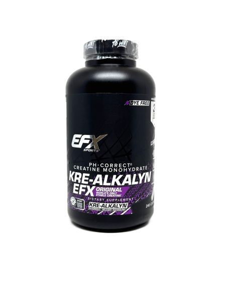 EFX Sports Kre-Alkalyn EFX (caurspīdīgas kapsulas) - 240 kapsulas