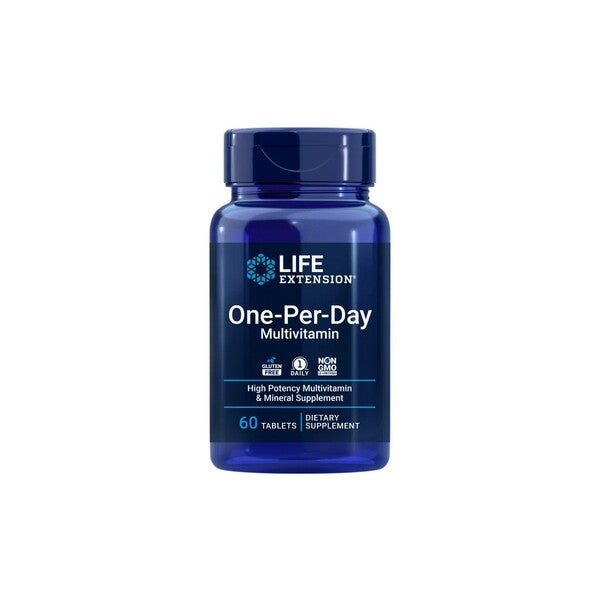 Life Extension multivitamīni, viens dienā, 60 tabletes