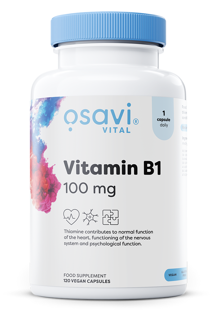 Produkto nuotrauka: Osavi Vitamin B1, 100mg - 120 vegan caps
