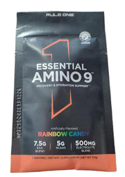 Rule One Essential Amino 9, varavīksnes konfekšu garša – 11,5 g (1 porcija)