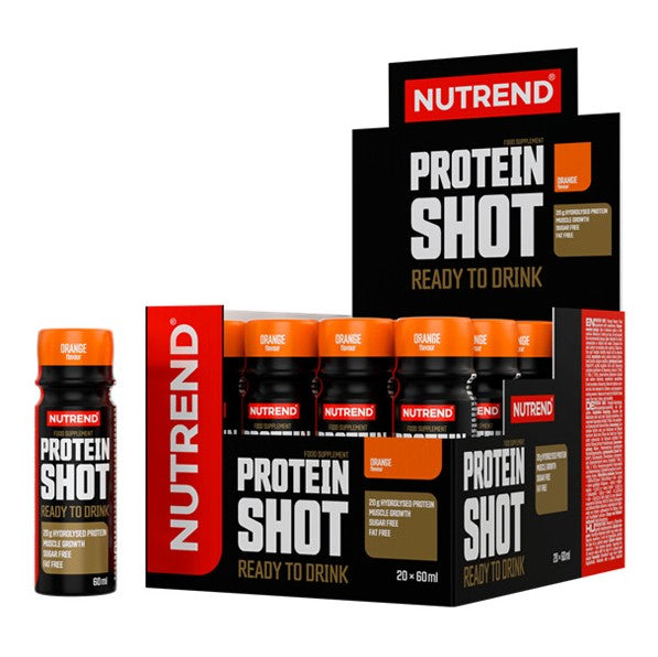 Nutrend proteīna šots, apelsīnu garša – 20 x 60 ml.