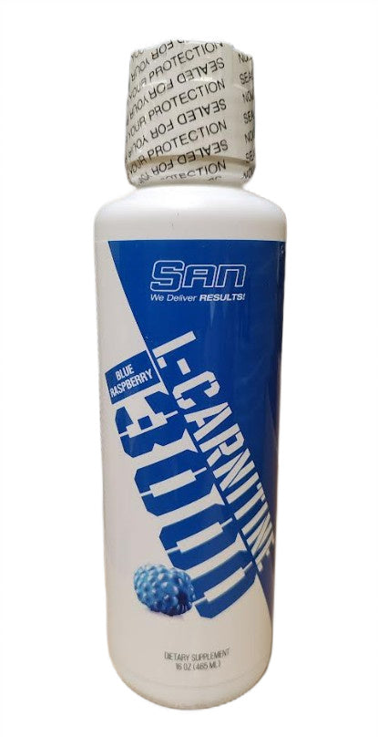 SAN L-karnitīns 3000, melleņu aveņu garša – 465 ml.