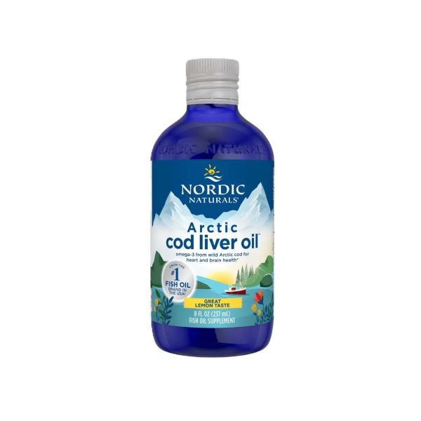 Nordic Naturals mencu aknu eļļa ar citronu garšu, 1060 mg – 237 ml.