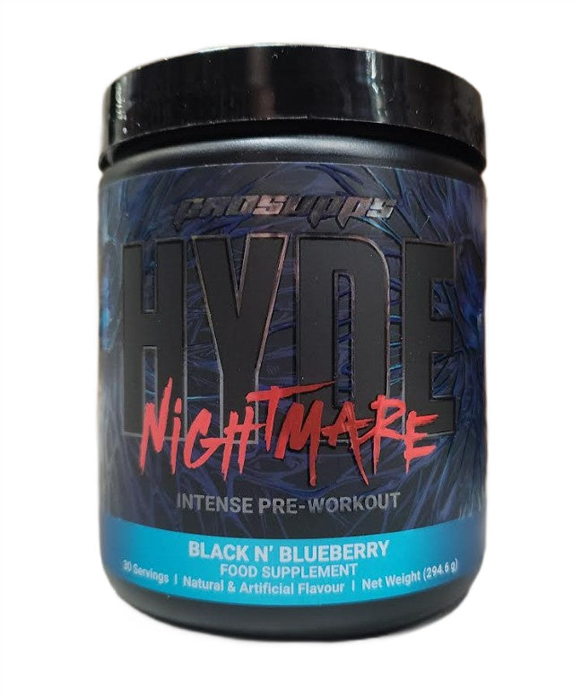 ProSupps Hyde Nightmare, melno upeņu un melleņu garša – 295 g