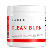 Kaged Muscle Clean Burn pulveris, zemeņu limonāde — 186 g