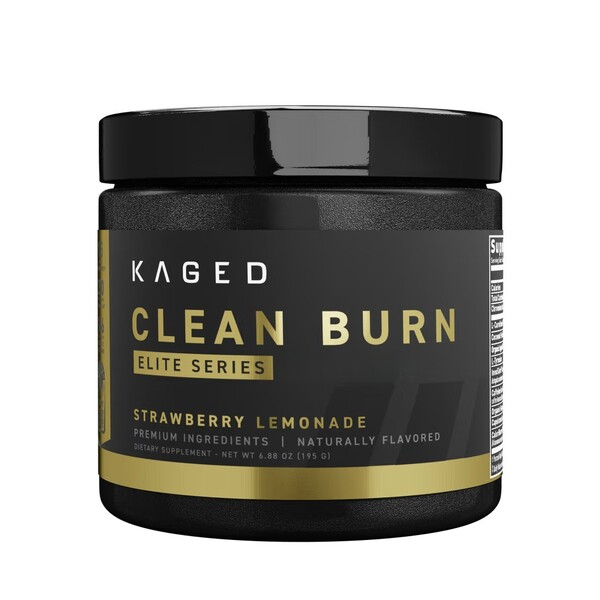 Kaged Muscle Clean Burn pulveris – Elite Series, zemeņu limonāde – 195 g