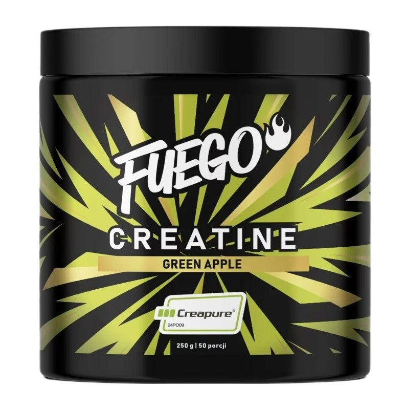 Fuego Creapure kreatīns, zaļo ābolu garša – 250 g