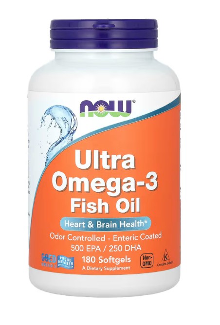 NOW Foods Ultra Omega-3 – 180 kapsulas