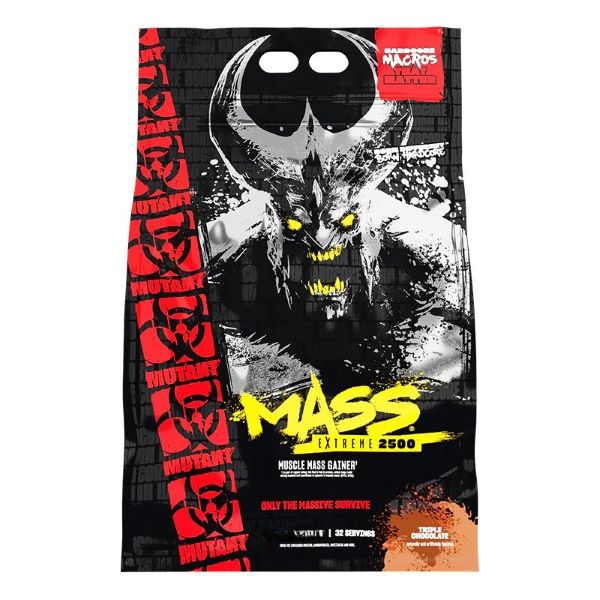 Mutant Mutant Mass Extreme 2500, trīskāršās šokolādes garša - 9070 g