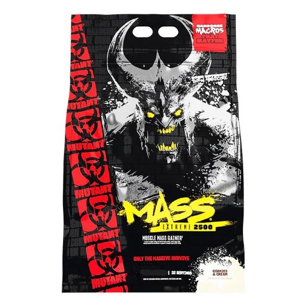 Mutant Mutant Mass Extreme 2500, cepumu un krējuma garša - 9070 g