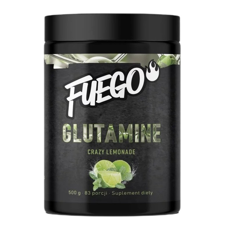 Fuego Glutamīns, Crazy Lemonade – 500 g