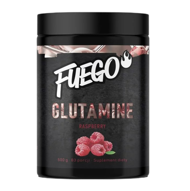 Fuego glutamīns, aveņu garša - 500 g