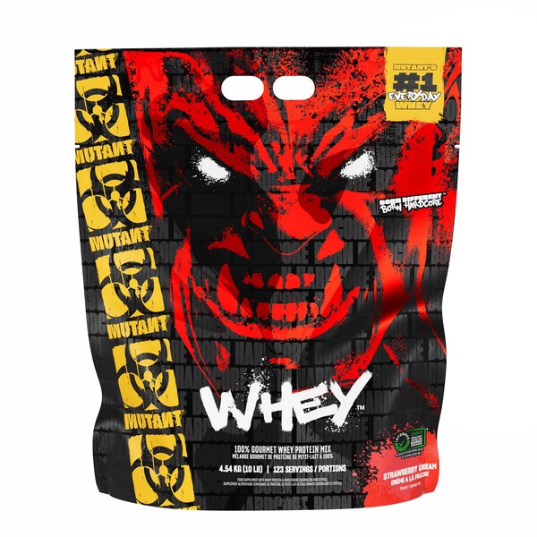 Mutant Mutant sūkalu proteīns, zemeņu garša – 4540 g