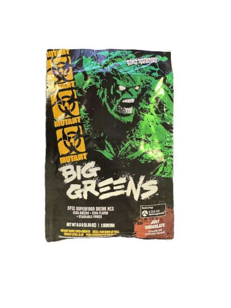 Mutant Big Greens, tikai šokolāde – 9 g (1 porcija)