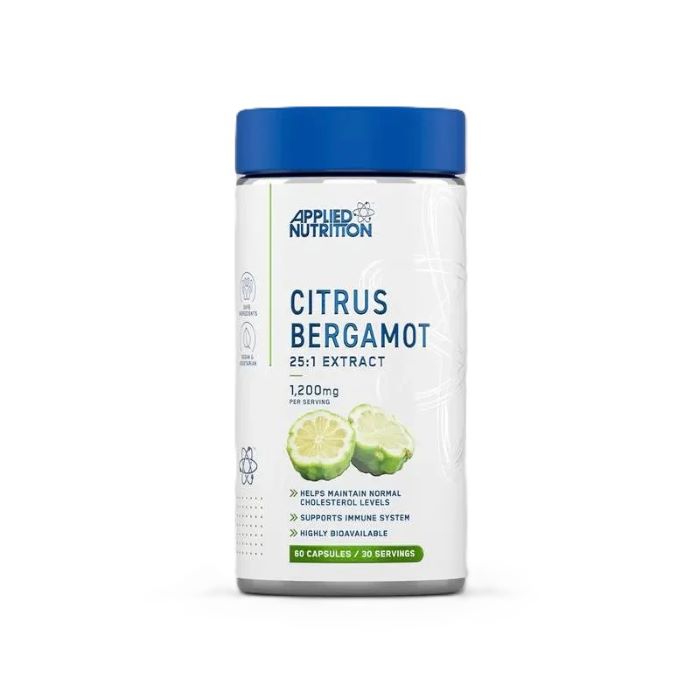 Applied Nutrition citrusaugļu un bergamotes garša – 60 kapsulas