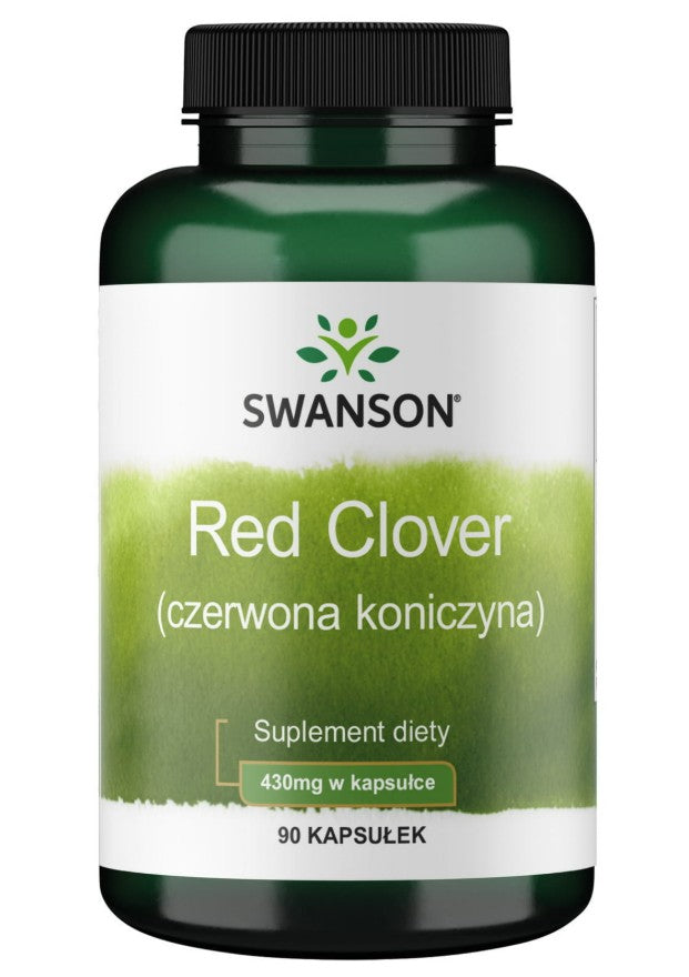 Swanson sarkanais āboliņš (Red Clover), 430 mg - 90 kapsulas