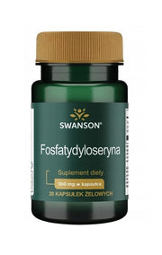 Swanson Fosfatidilserīns, 100 mg - 30 želejas kapsulas