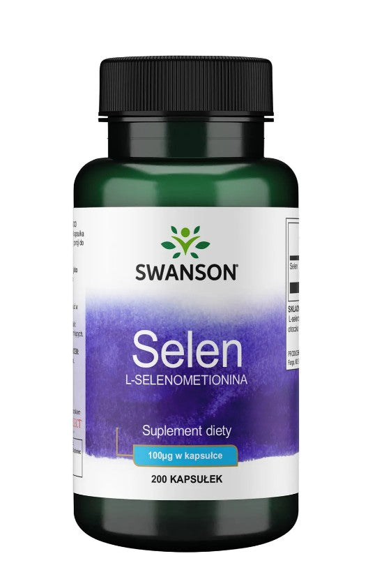 Swanson Selēns L - Selēnmetionīns, 100 µg – 200 kapsulas