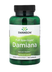 Swanson Damiana, 510 mg – 100 kapsulas