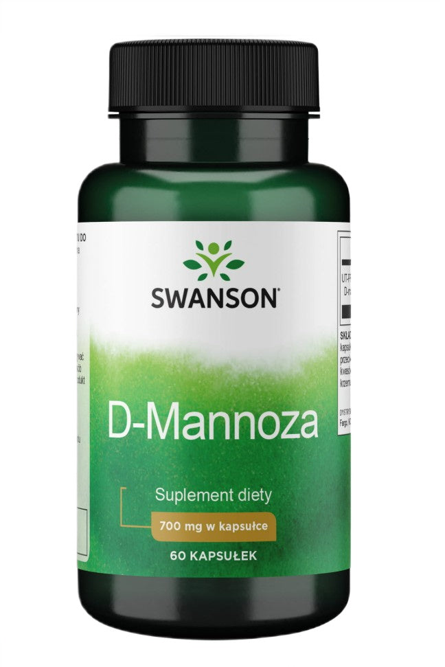 Swanson D-mannoze, 700 mg – 60 kapsulas