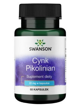 Swanson Cinks pikolināts, 22mg – 60