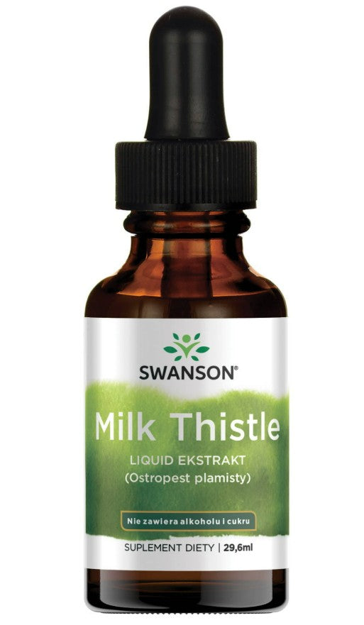 Swanson Milk Thistle šķidrais ekstrakts (marianus carduus) – 29,6 ml.