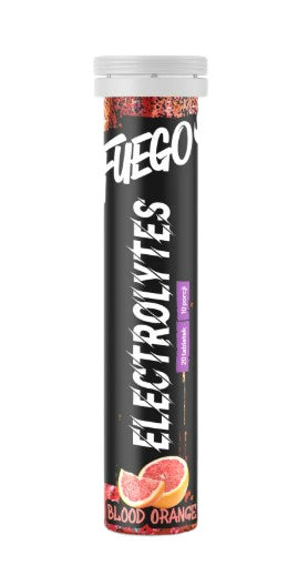 Fuego Electrolytes, asins apelsīnu garša – 20 tabletes