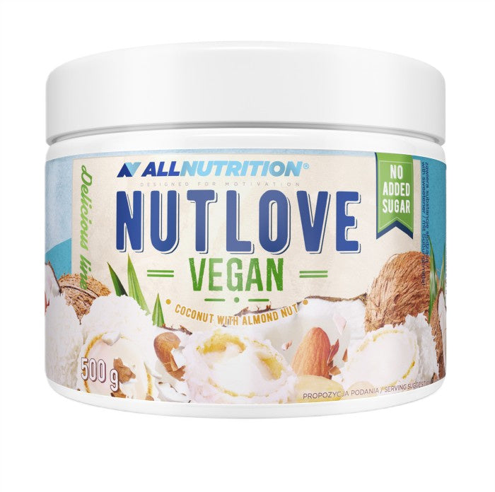 Allnutrition Nutlove, dzēriens ar kokosriekstu un mandeļu garšu – 500 g