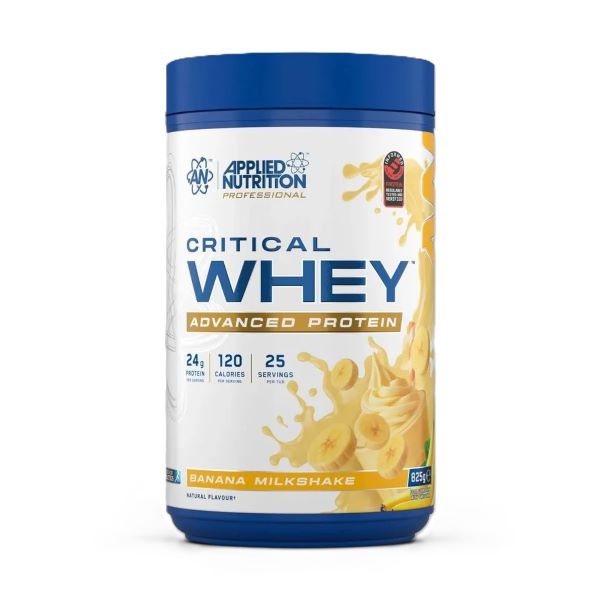 Applied Nutrition Critical Whey banānu piena kokteilis – 825 g