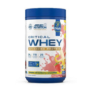 Applied Nutrition Critical Whey sūkalu, banānu un zemeņu kokteilis – 825 g