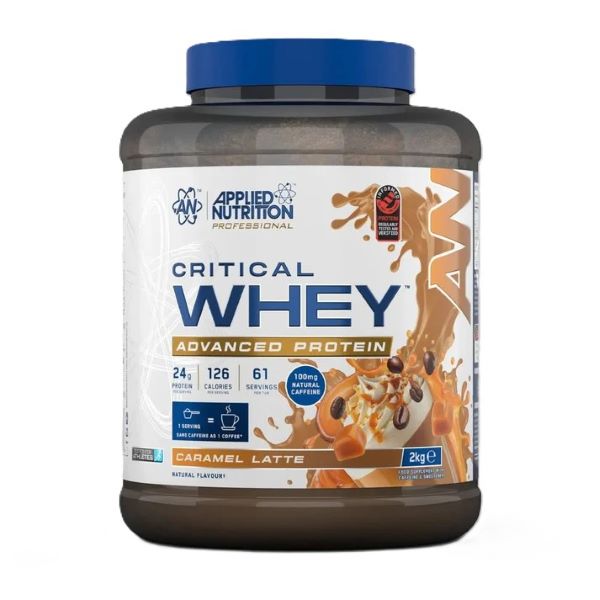 Applied Nutrition kritiskā sūkalu olbaltumviela, karameļu latte - 2000 g