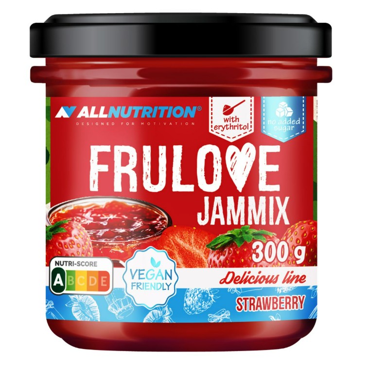 Allnutrition Frulove ievārījumu maisījums ar zemenēm - 300 g