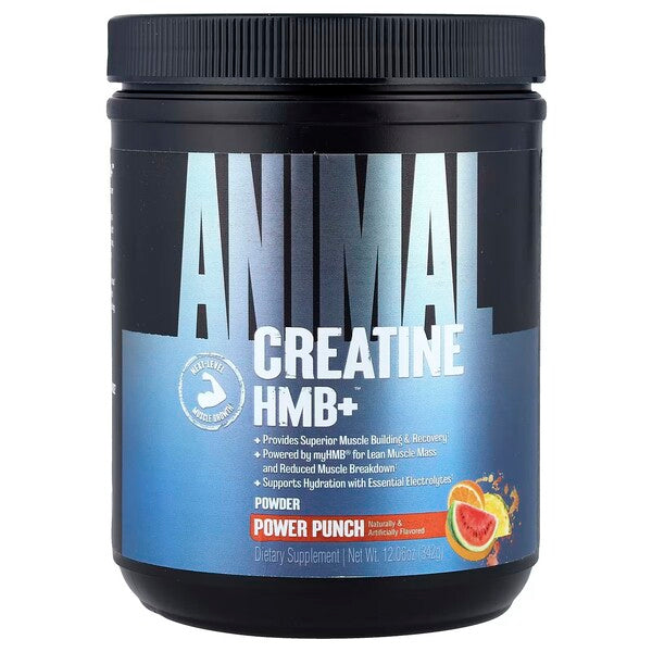 Animal Dzīvnieku kreatīns HMB+, Power Punch – 342 g