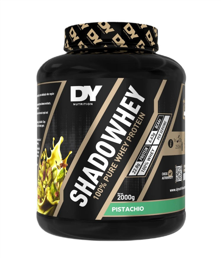 Dorian Yates ShadoWhey 100% tīrs sūkalu proteīna pulveris, pistāciju garša – 2000 g