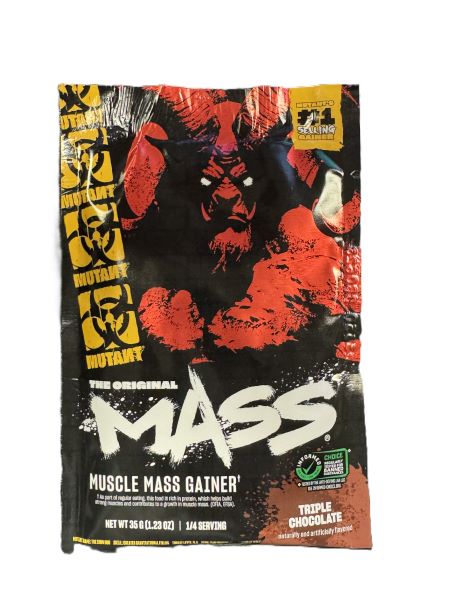 Mutant Mutant Mass, trīskāršās šokolādes garša – 35 g (1/4 porcijas)